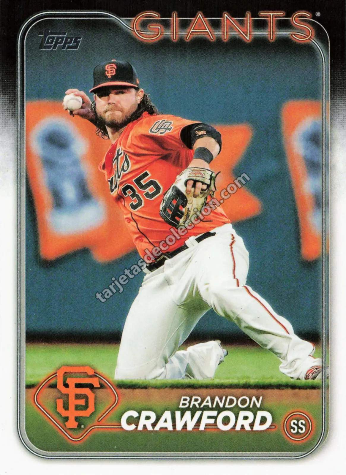 2024 Topps Series Two Brandon Crawford #416 (San Francisco Giants)