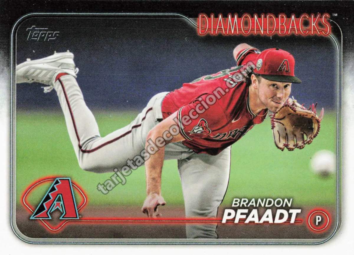 2024 Topps Series Two Brandon Pfaadt #664 (Arizona Diamondbacks)