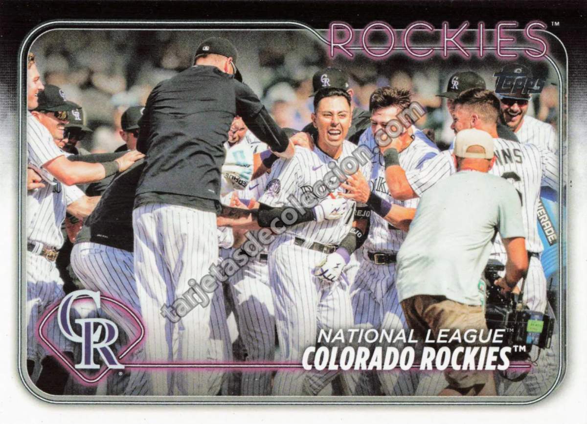 2024 Topps Series Two Colorado Rockies Team Card #526 (Coors Field)