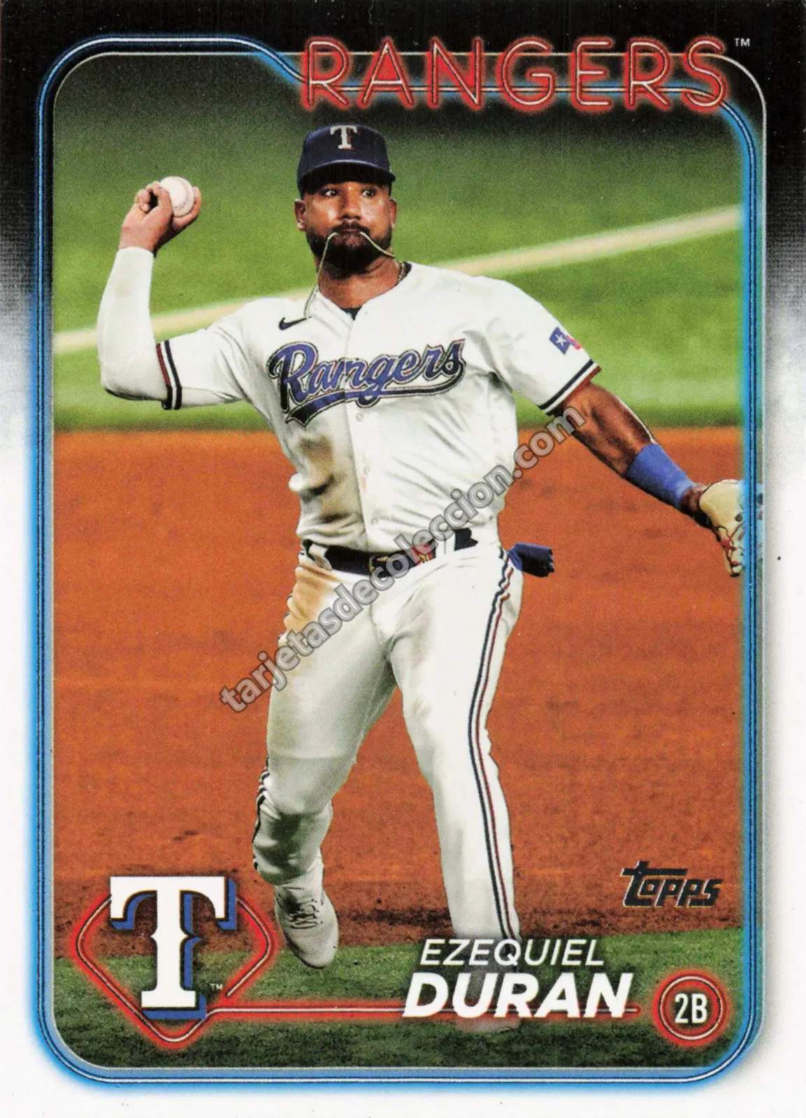 2024 Topps Series Two Ezequiel Duran #555 (Texas Rangers)