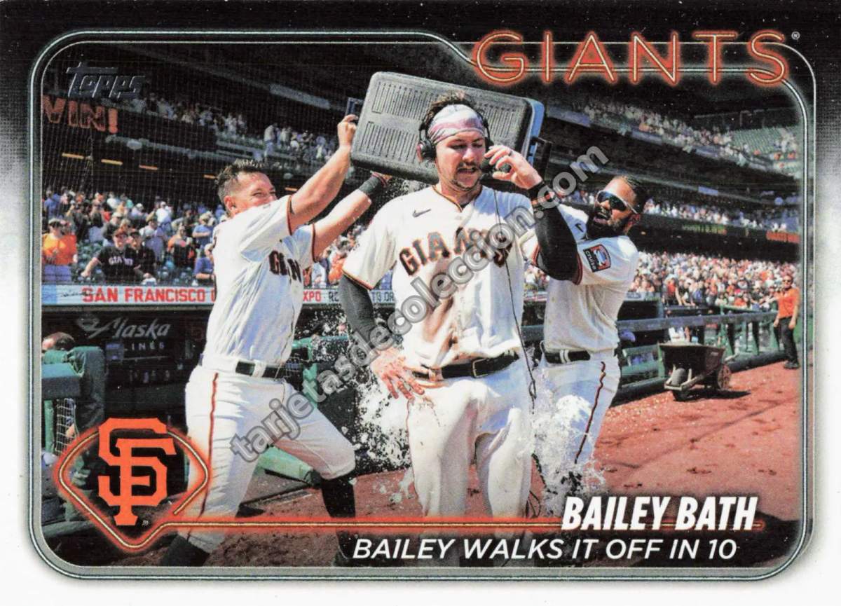 2024 Topps Series Two San Francisco Giants Bailey Bath #358 (San Francisco Giants)