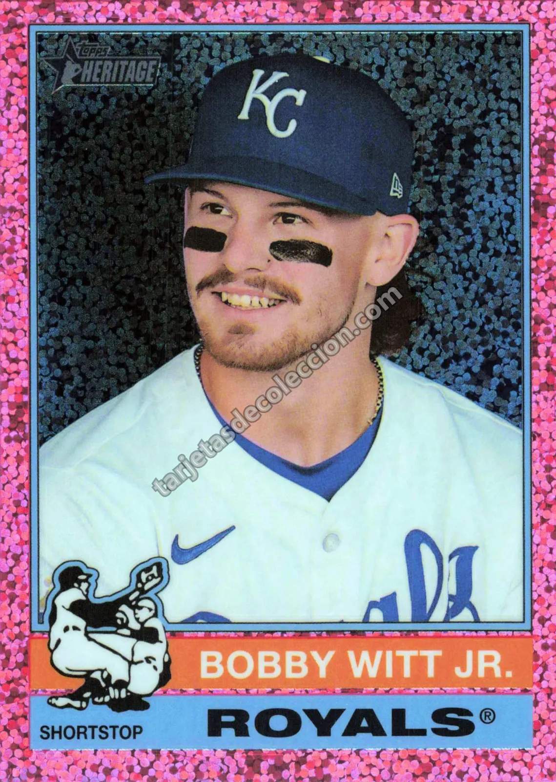2025 Topps Heritage Bobby Witt Jr. #92 (Kansas City Royals)