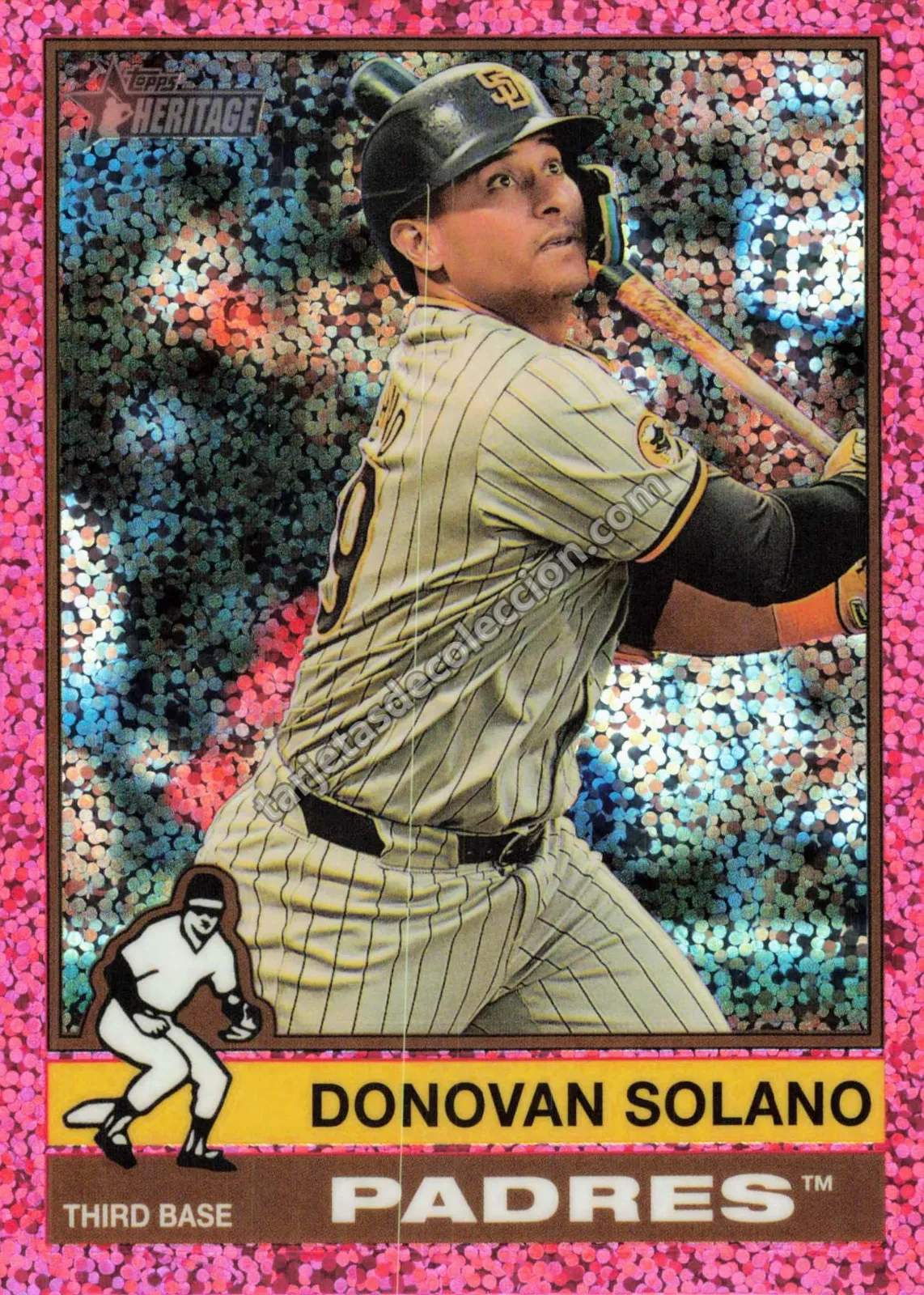 2025 Topps Heritage Donovan Solano #269 (San Diego Padres)