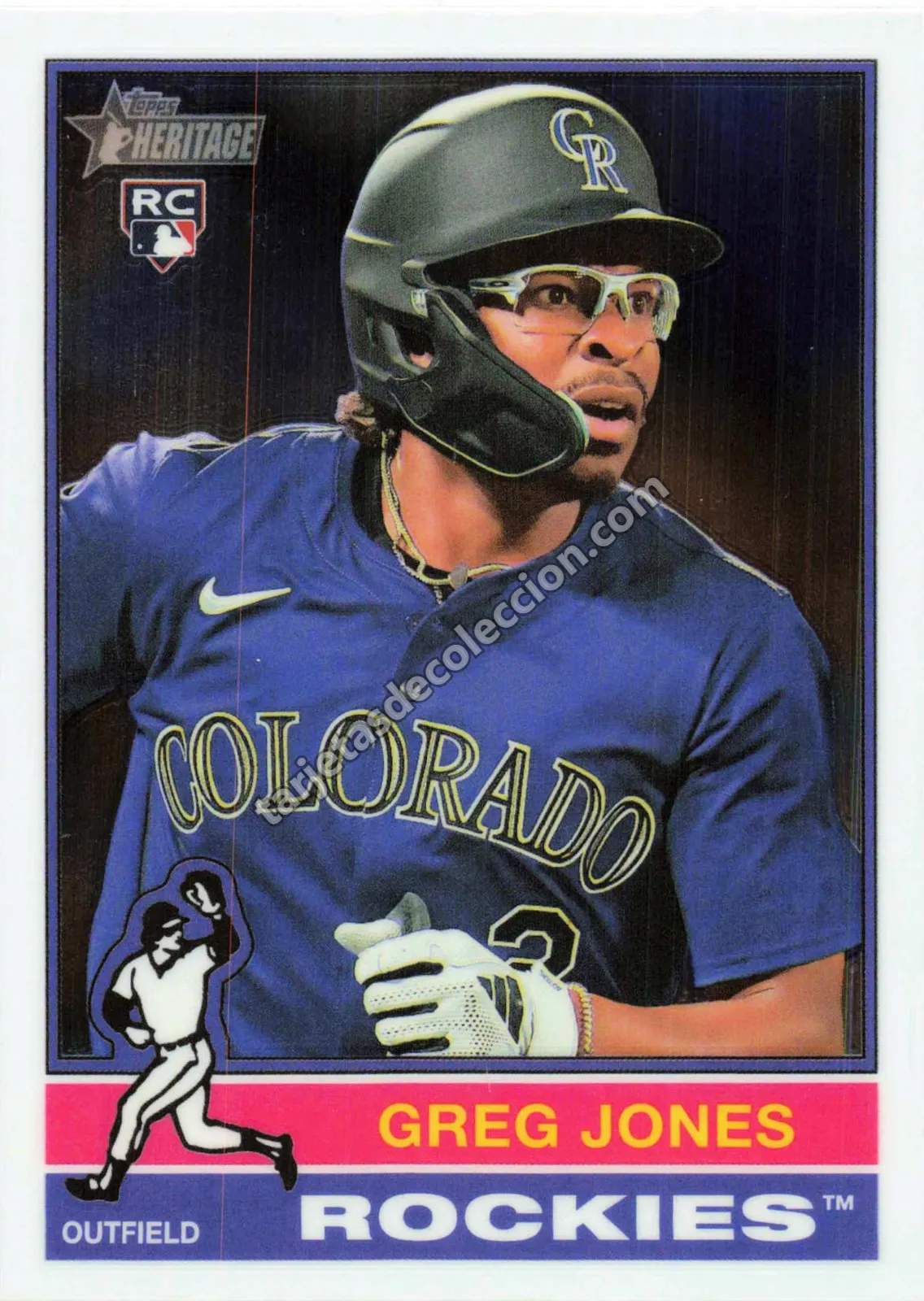 2025 Topps Heritage Greg Jones #392 (Colorado Rockies)