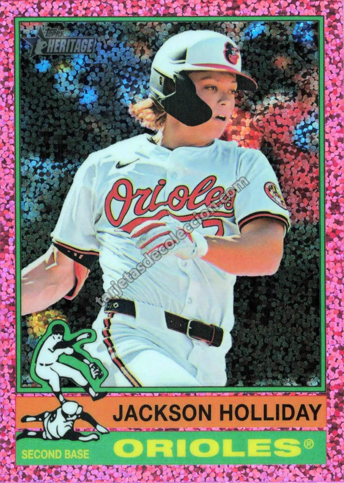 2025 Topps Heritage Jackson Holliday #329 (Baltimore Orioles)